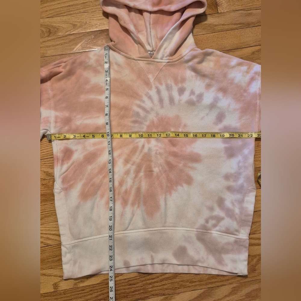 Abercrombie & Fitch Women's Size XS Pink & White Tie Dye Hoodie EUC - Picture 4 of 5